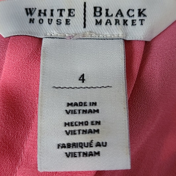 EUC WHBM Peach Button Down Blouse - Picture 3 of 3